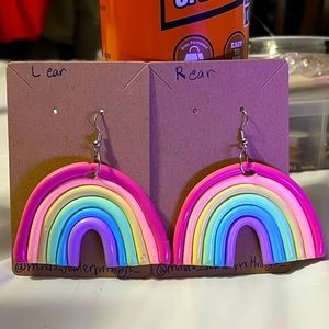 Rainbow earrings